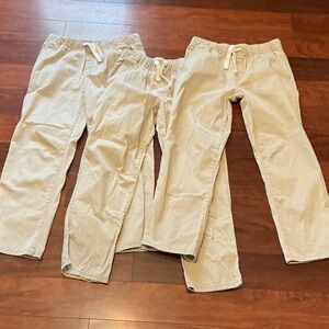 Cat & Jack Lot of 3pr Boys Pants Straight Fit Sz 12
